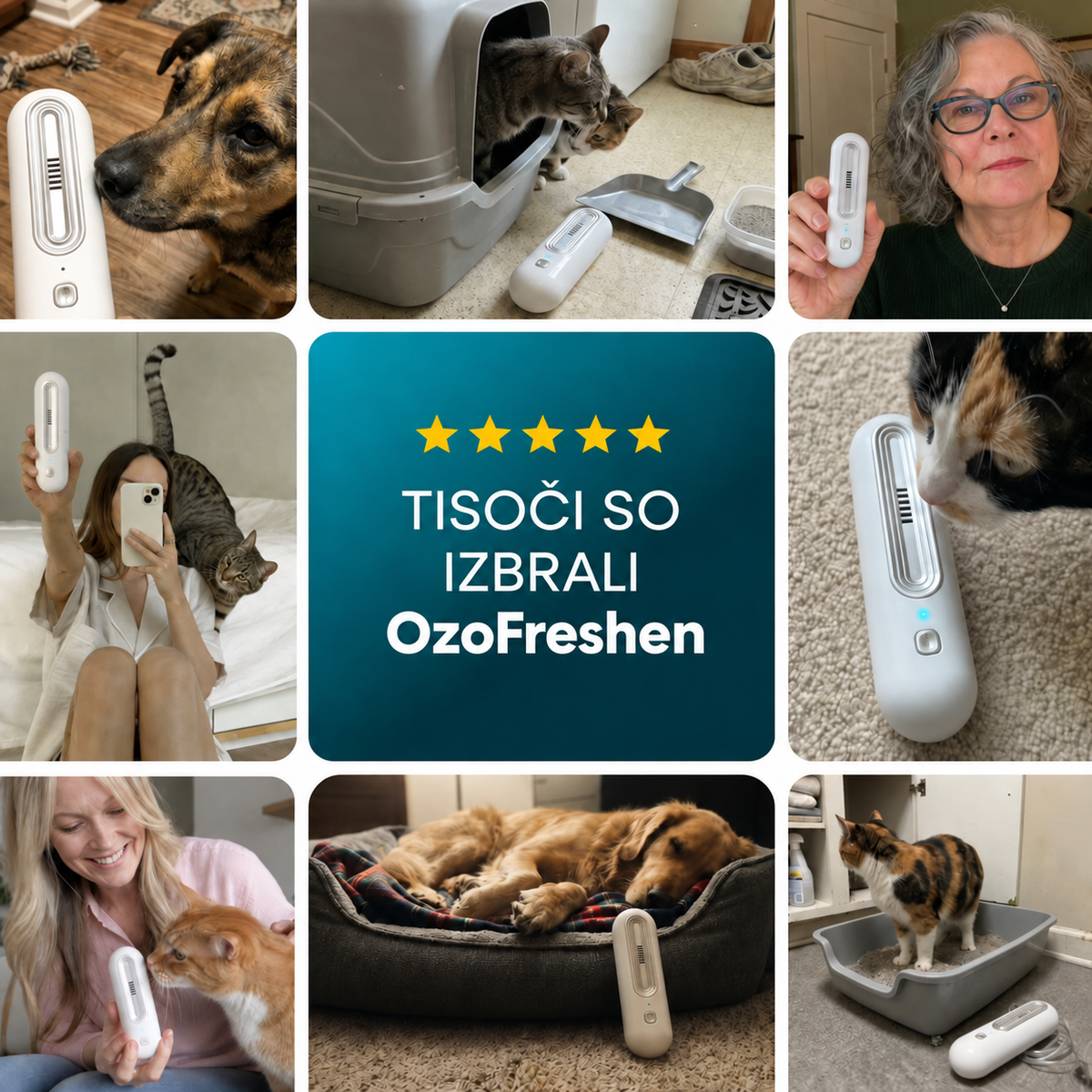 OzoFreshen – препарат за премахване на миризми от домашни любимци